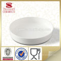 New product glass porcelain plain white salad bowl set